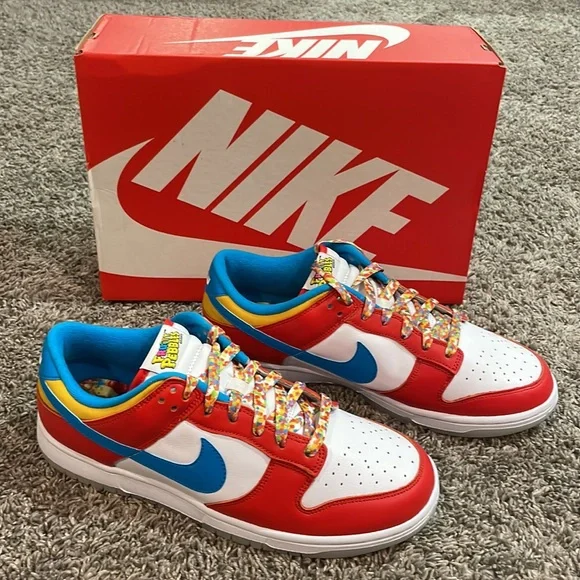 NEW! 2022 NIKE DUNK LOWLeBron James x Fruity Pebbles x Dunk Low - Main Image